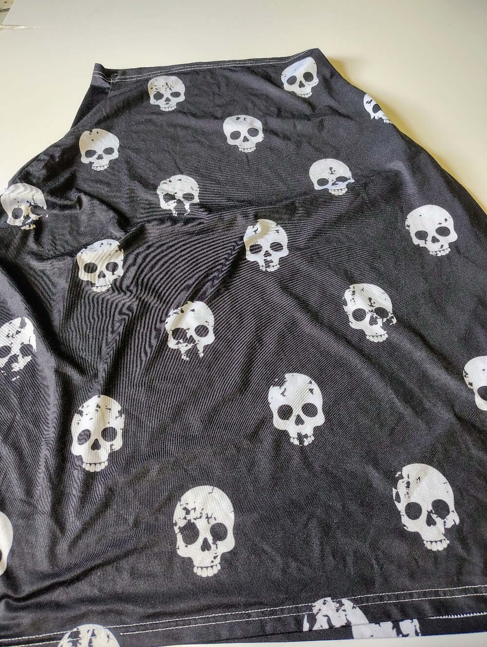 Skulls Midi Gothic Skirt